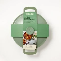 3.5qt Enamel Braiser - Figmint™ Light Gray -Figmint Online Shop GUEST 0e059066 acbc 40db 85d2 1116efc1f43c