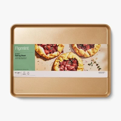 15"x21" Nonstick Aluminized Steel Mega Cookie Sheet Gold - Figmint™ 5 15"x21" Nonstick Aluminized Steel Mega Cookie Sheet Gold - Figmint™ - Image 3