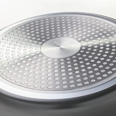 3qt Nonstick Hard Anodized Aluminum Sauce Pan with Lid Dark Gray - Figmint™ 6 3qt Nonstick Hard Anodized Aluminum Sauce Pan with Lid Dark Gray - Figmint™ - Image 4