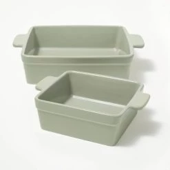 2pc Stoneware Square Baking Dish Set - Figmint™ Sage Green -Figmint Online Shop GUEST 458b91a4 e84b 470e 92a3 15cede02141a
