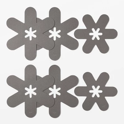 12pc Aluminum Nonstick Hard Adonized Cookware Set Dark Gray - Figmint™ 8 12pc Aluminum Nonstick Hard Adonized Cookware Set Dark Gray - Figmint™ - Image 6