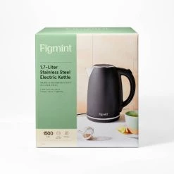 1.7 L Electric Kettle with Thin Chrome Trim Band - Painted Stainless Steel - Figmint™ -Figmint Online Shop GUEST 4f7104db 407a 4fc1 a5b9 7ddb72078cb8