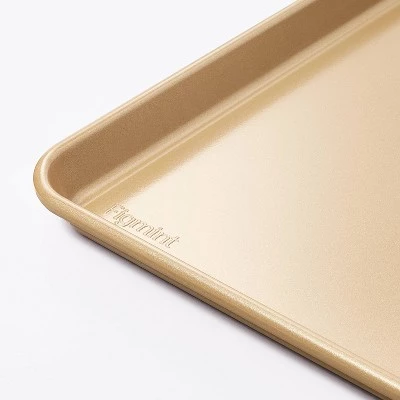 15"x21" Nonstick Aluminized Steel Mega Cookie Sheet Gold - Figmint™ 4 15"x21" Nonstick Aluminized Steel Mega Cookie Sheet Gold - Figmint™ - Image 2