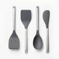 4pc Stainless Steel/Nylon Kitchen Utensil Set - Figmint™ Black -Figmint Online Shop GUEST 73dc8bd8 cf5d 4926 b3fb 619d206b6815