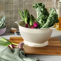 5qt Stainless Steel Colander - Figmint™ Silver