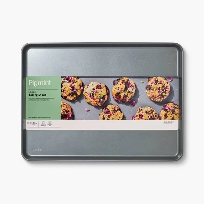 15"x21" Nonstick Aluminized Steel Baking Sheet Gray - Figmint™ 4 15"x21" Nonstick Aluminized Steel Baking Sheet Gray - Figmint™ - Image 3