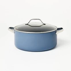 8qt Nonstick Ceramic Coated Aluminum Wide Stock Pot - Figmint™ Blue -Figmint Online Shop GUEST a897903c 7c60 4a1b 8938 d57aeaf46bb2