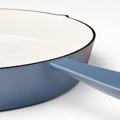 12" Enamel Skillet - Figmint™ Blue 4 12" Enamel Skillet - Figmint™ Blue - Image 2
