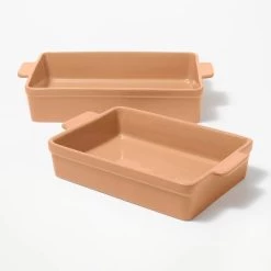 2pc Stoneware Rectangle Baking Dish Set - Figmint™ Cream -Figmint Online Shop GUEST b5b5bb29 490e 433e aa0d 8766d3401ada