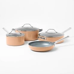 7pc Nonstick Ceramic Coated Aluminum Cookware Set - Figmint™ Terracotta Orange -Figmint Online Shop GUEST b5b97631 cddc 495c 91ef cd904075d6f1