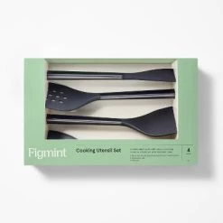 4pc Stainless Steel/Nylon Kitchen Utensil Set - Figmint™ Black -Figmint Online Shop GUEST b83dde4a 9bde 499f b94c 2abf0438246e