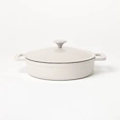 3.5qt Enamel Braiser - Figmint™ Light Gray -Figmint Online Shop GUEST c17e8bb4 4727 441d b899 e7d4ca990bbc