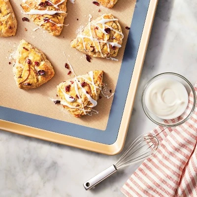 14.5"x20.5" Silicone Extra Large Baking Mat Blue - Figmint™ 3 14.5"x20.5" Silicone Extra Large Baking Mat Blue - Figmint™