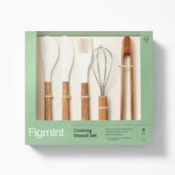 5pc Wood/Silicone Mini Kitchen Utensil Set Brown - Figmint™ -Figmint Online Shop GUEST dccc938f f585 46be a910 26cdcda4b632