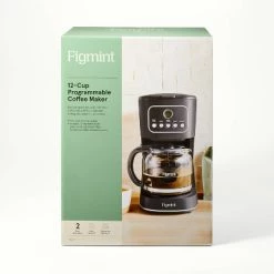 12 Cup Programmable Coffee Maker Gray - Figmint™ -Figmint Online Shop GUEST f84921b6 c431 4d46 8a53 f6f85acdb285